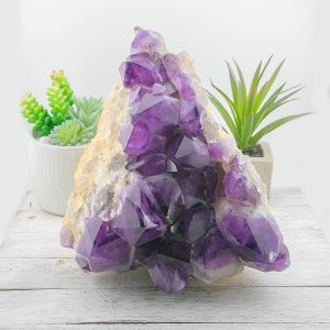 Alternative view of X-Large Extra Quality Amethyst Cluster