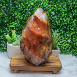 Alternative view of Extra Large Carnelian Flame Tower