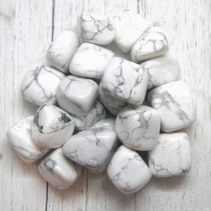 Alternative view of Howlite Tumbled Stone