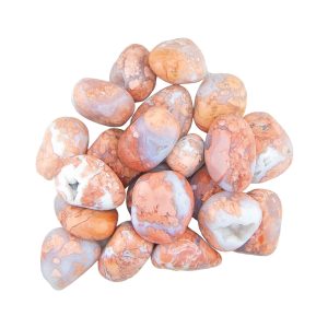 Pink Agate Tumbled Stone