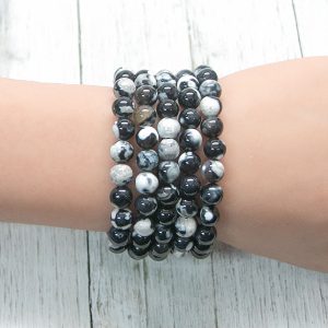 Alternative view of Orca Agate Bracelet