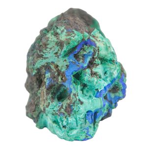 Rough Azurite Malachite Skull