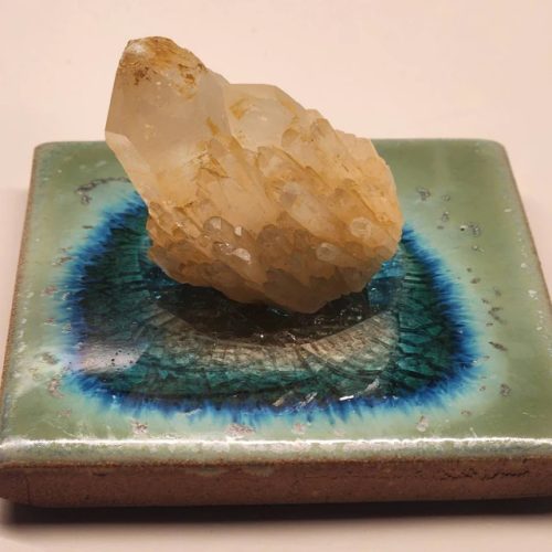 Click to view full screen Pineapple Candle Quartz Cluster photo review