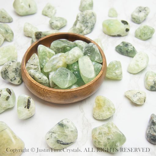 Prehnite Tumbled Stone - Image 4