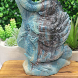 Large Trolleite Dragon Carving - Image 6
