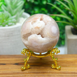 Alternative view of Botryoidal Pink Amethyst Sphere
