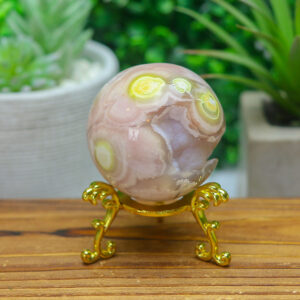 Alternative view of Botryoidal Pink Amethyst Sphere