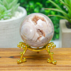 Alternative view of Botryoidal Pink Amethyst Sphere
