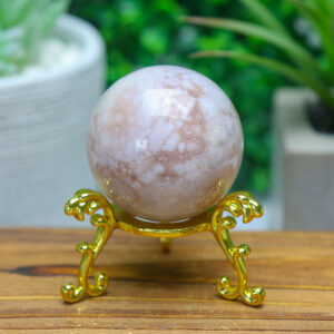 Alternative view of Botryoidal Pink Amethyst Sphere