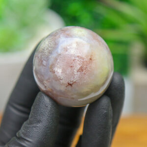 Botryoidal Pink Amethyst Sphere - Image 7