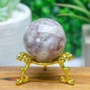 Botryoidal Pink Amethyst Sphere - Image 4