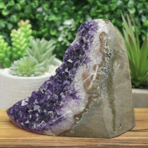 Large Amethyst Cluster Flat Base - Image 3