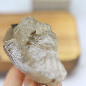Black Tourmaline in Smoky Citrine Enhydro Quartz - Image 10