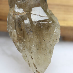 Black Tourmaline in Smoky Citrine Enhydro Quartz - Image 12