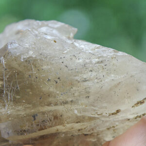 Black Tourmaline in Smoky Citrine Enhydro Quartz - Image 16