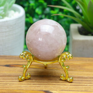 Alternative view of Pink Thulian Tourmaline Sphere