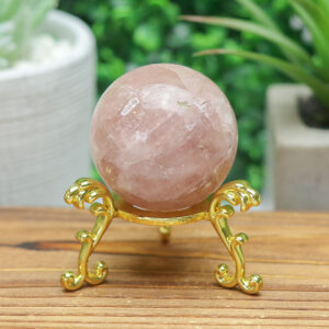 Alternative view of Pink Thulian Tourmaline Sphere