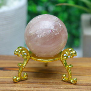 Alternative view of Pink Thulian Tourmaline Sphere
