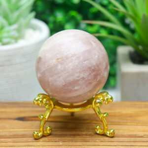 Alternative view of Pink Thulian Tourmaline Sphere