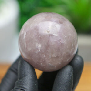 Pink Thulian Tourmaline Sphere - Image 6