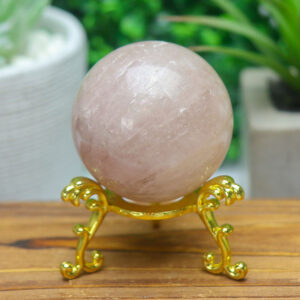 Alternative view of Pink Thulian Tourmaline Sphere