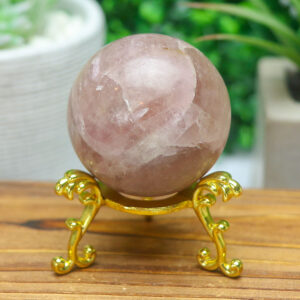 Alternative view of Pink Thulian Tourmaline Sphere