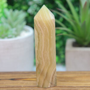 Alternative view of Yellow Fluorite Tower