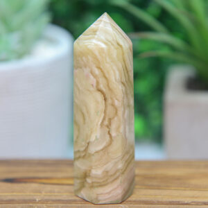 Alternative view of Yellow Fluorite Tower