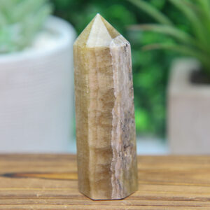 Alternative view of Yellow Fluorite Tower