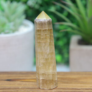 Alternative view of Yellow Fluorite Tower