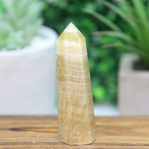 Alternative view of Yellow Fluorite Tower