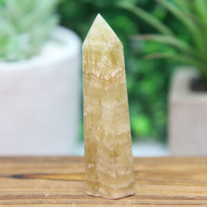 Alternative view of Yellow Fluorite Tower