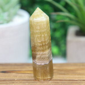 Alternative view of Yellow Fluorite Tower