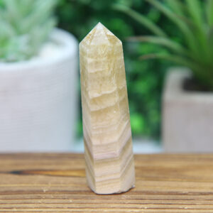 Alternative view of Yellow Fluorite Tower